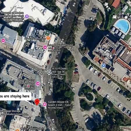 Garden House Elli 2 Min 公寓 Rhodes City